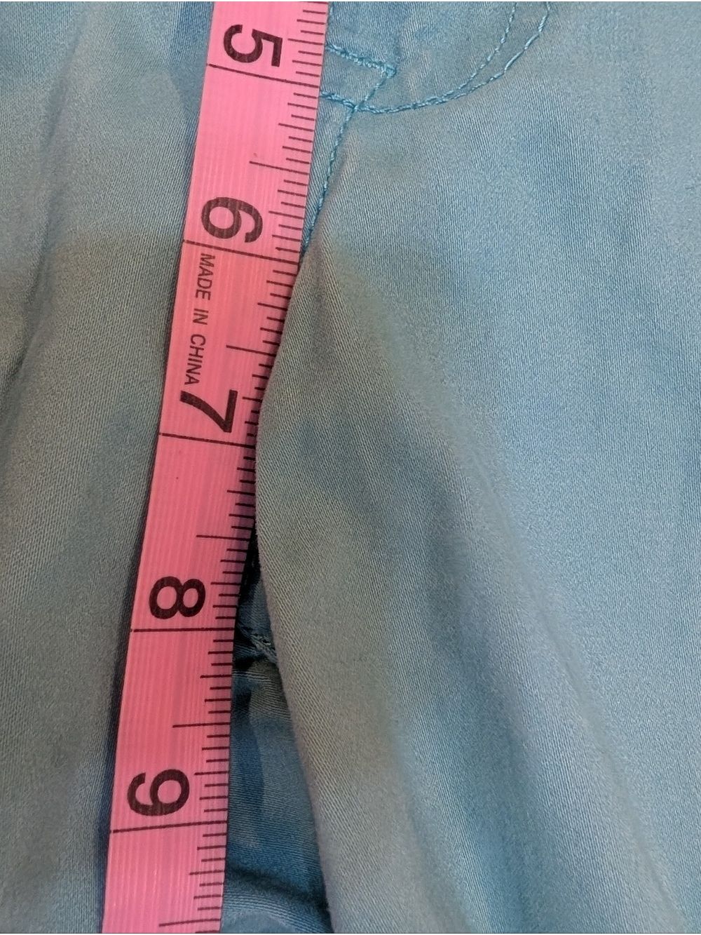 Code Bleu Turquoise Color Jeans Size 10 - Picture 5 of 11